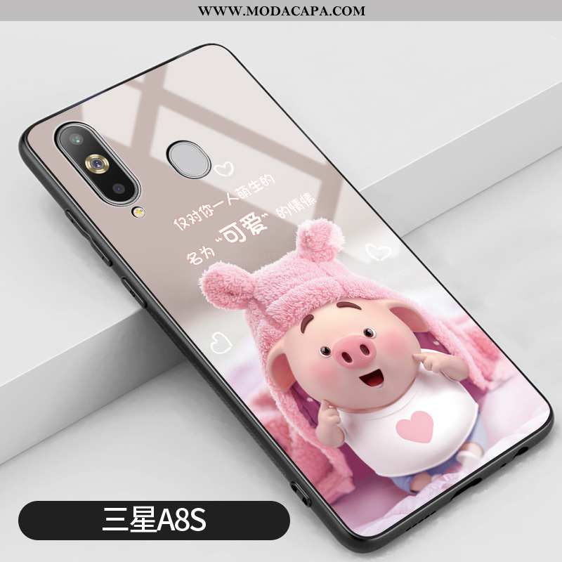 Capas Samsung Galaxy A8s Personalizado Bonitos Antiqueda Malha Telemóvel Desenho Animado Fada Barata