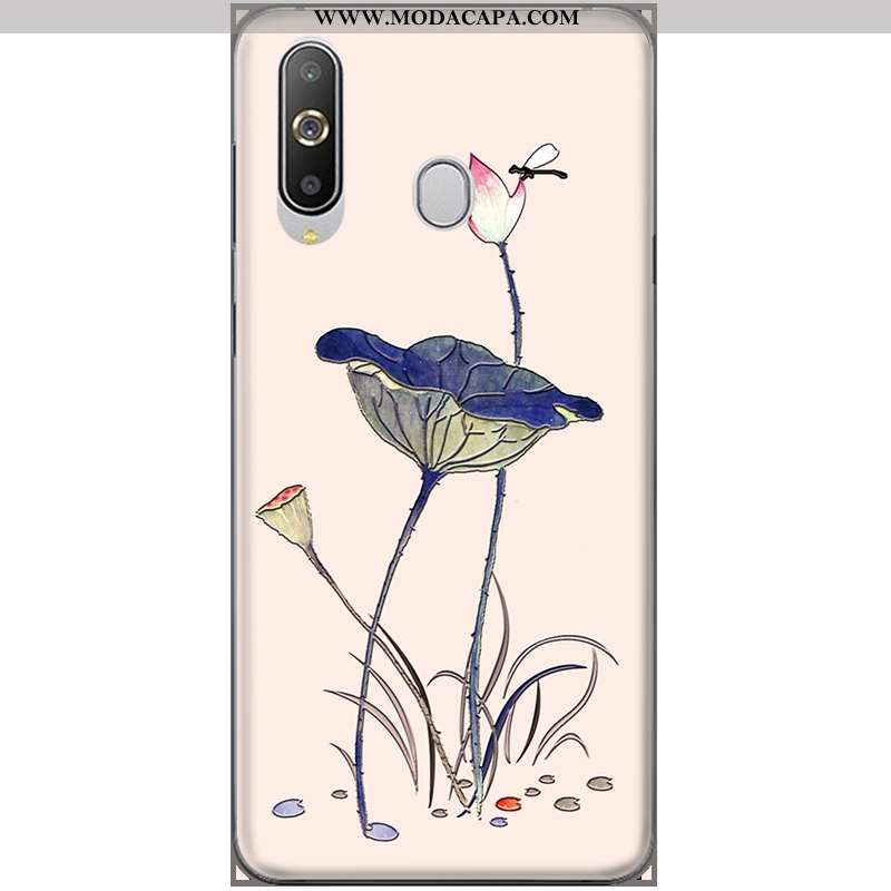 Capa Samsung Galaxy A8s Protetoras Capas Soft Telemóvel Cases Azul Antiqueda Barato