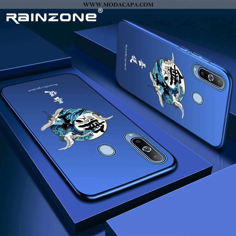 Capas Samsung Galaxy A8s Fosco Completa Telemóvel Moda Personalizada Azul Criativas Comprar