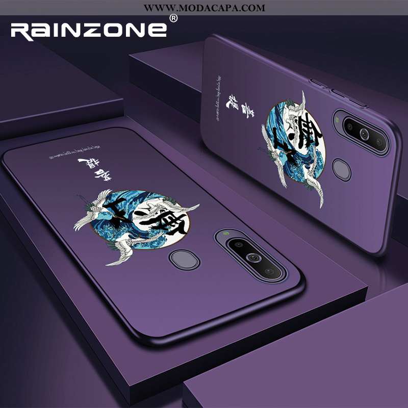 Capas Samsung Galaxy A8s Fosco Completa Telemóvel Moda Personalizada Azul Criativas Comprar