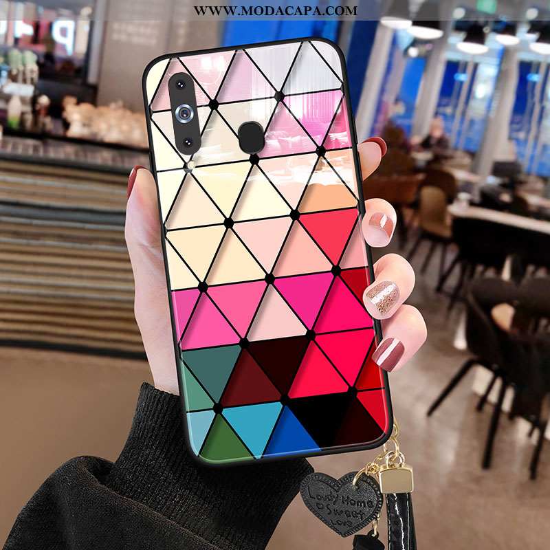 Capas Samsung Galaxy A8s Vidro Tampa Cases Telemóvel Nova Vermelho Baratas