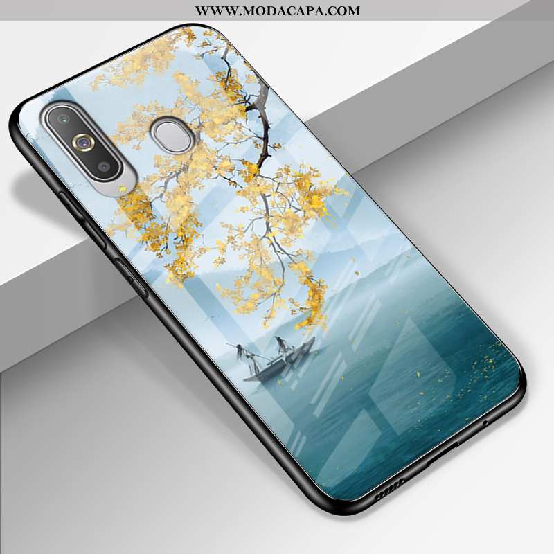 Capas Samsung Galaxy A8s Silicone Vidro Estrelado Antiqueda Tampa Frente Baratos