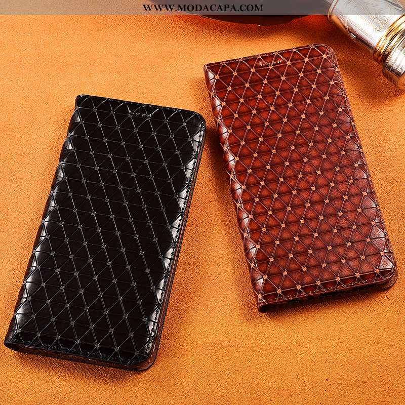 Capas Samsung Galaxy A8s Couro Telemóvel Xadrez Protetoras Preto 2020 Silicone Legitimo Baratos