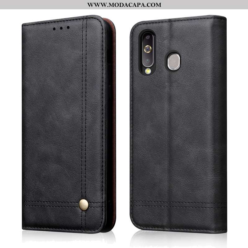 Capa Samsung Galaxy A8s Couro Genuíno Capas Completa De Grau Couro Protetoras Cover Barato