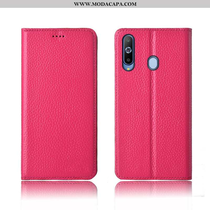 Capa Samsung Galaxy A8s Couro Genuíno Telemóvel Cases 2020 Completa Silicone Protetoras Baratas