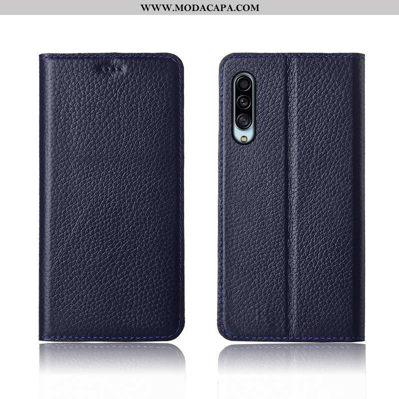 Capas Samsung Galaxy A90 5g Couro Genuíno Protetoras Cases Cover Silicone Caqui Promoção