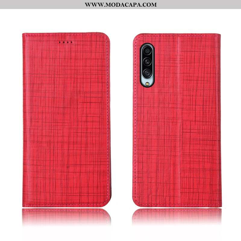 Capas Samsung Galaxy A90 5g Protetoras Telemóvel Completa Soft Vermelho Silicone Baratas