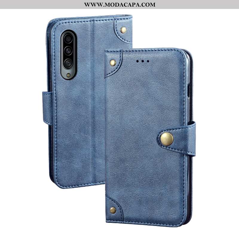 Capas Samsung Galaxy A90 5g Carteira Telemóvel Couro Caqui Cover Cases Protetoras Baratos