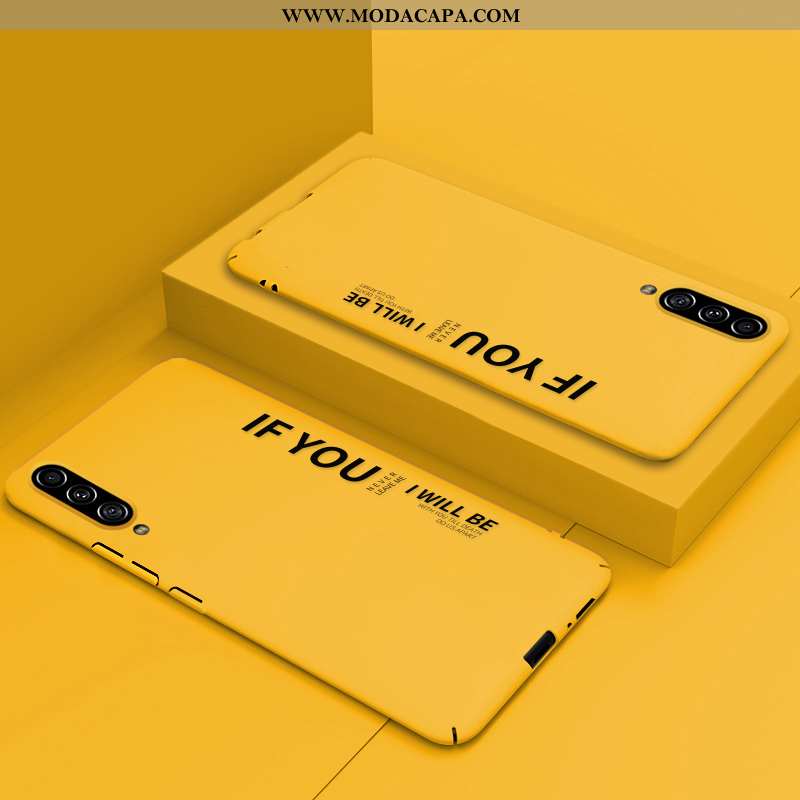 Capas Samsung Galaxy A90 5g Fosco Criativas Telemóvel Amarelo Personalizado Completa Baratas