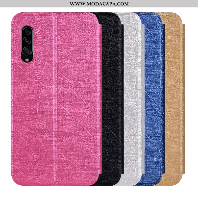 Capa Samsung Galaxy A90 5g Couro Cases Protetoras Cover Rosa Antiqueda Capas Promoção