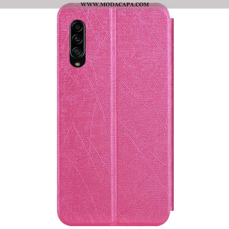 Capa Samsung Galaxy A90 5g Couro Cases Protetoras Cover Rosa Antiqueda Capas Promoção