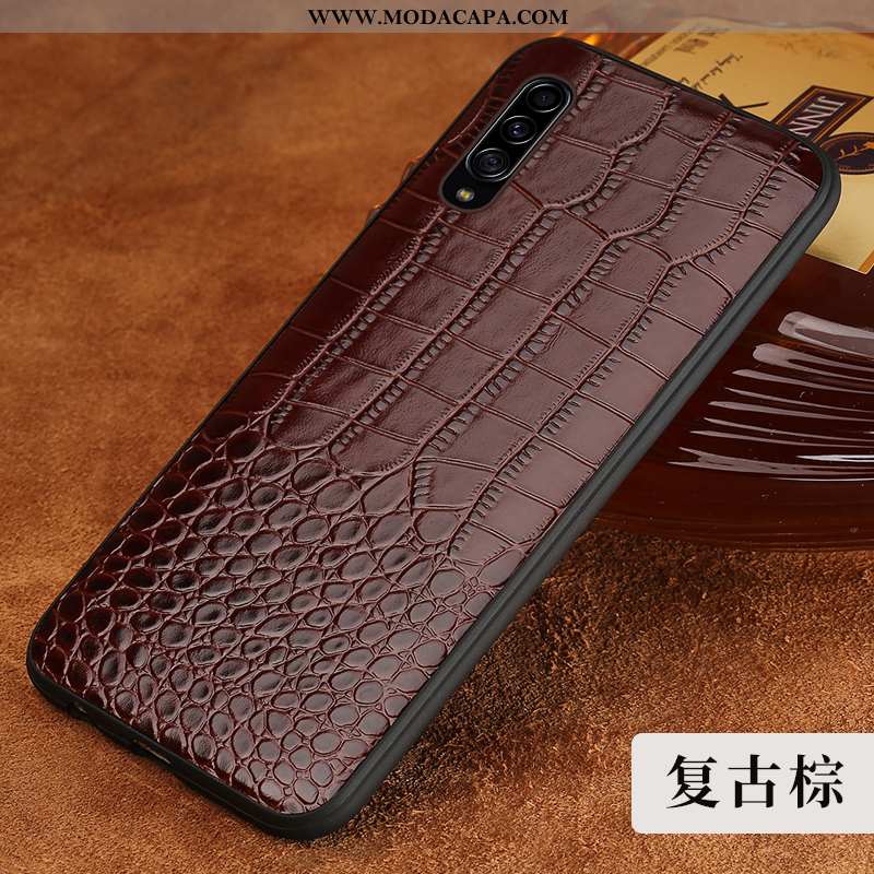 Capa Samsung Galaxy A90 5g Protetoras Couro Crocs Negócio Antiqueda De Grau Capas Online