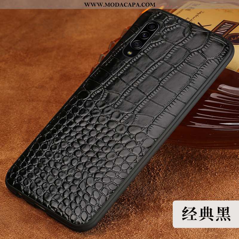 Capa Samsung Galaxy A90 5g Protetoras Couro Crocs Negócio Antiqueda De Grau Capas Online
