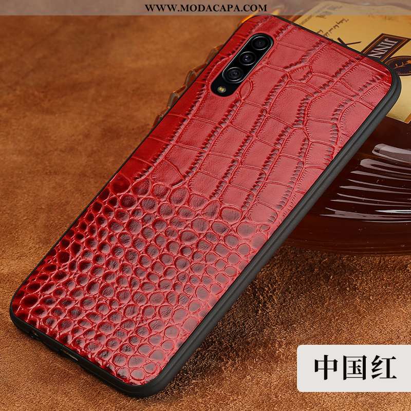 Capa Samsung Galaxy A90 5g Protetoras Couro Crocs Negócio Antiqueda De Grau Capas Online