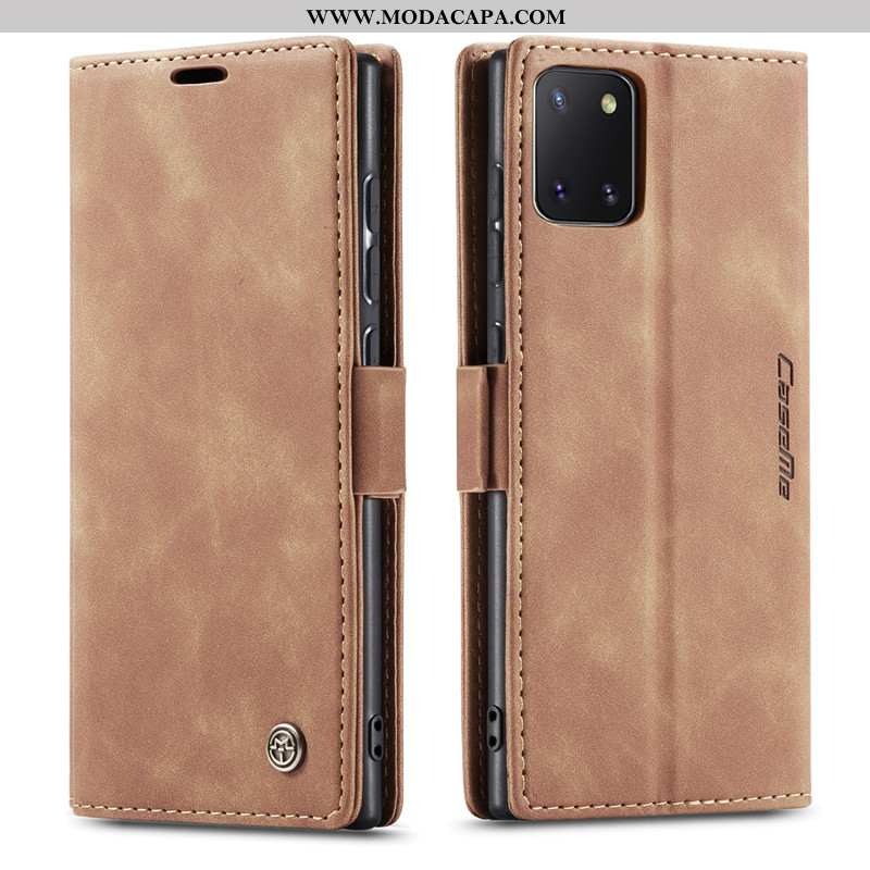 Capa Samsung Galaxy Note 10 Lite Criativas Cases Telemóvel Capas Couro Caqui Antiqueda Comprar