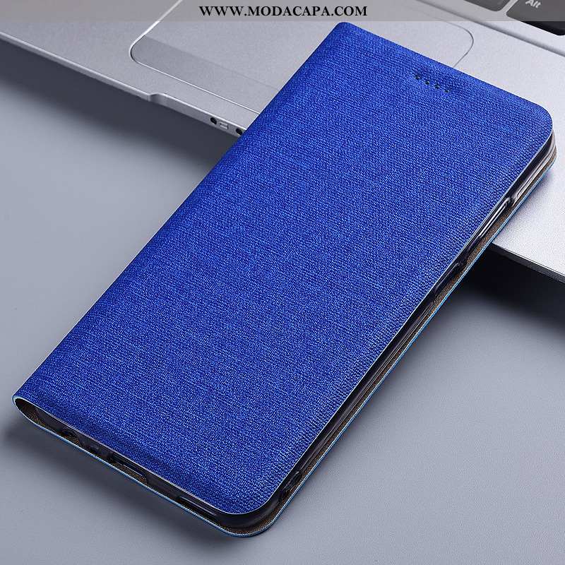 Capa Samsung Galaxy Note 10 Lite Linho Protetoras Cases Completa Capas Antiqueda Azul Baratos