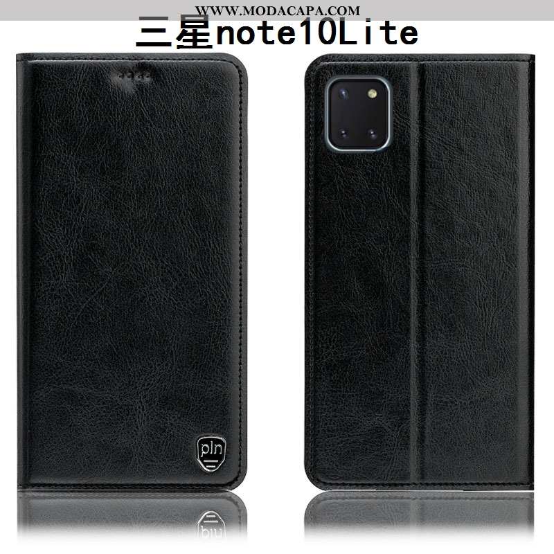 Capas Samsung Galaxy Note 10 Lite Couro Legitimo Cases Tigrada Protetoras Telemóvel Cover Antiqueda 