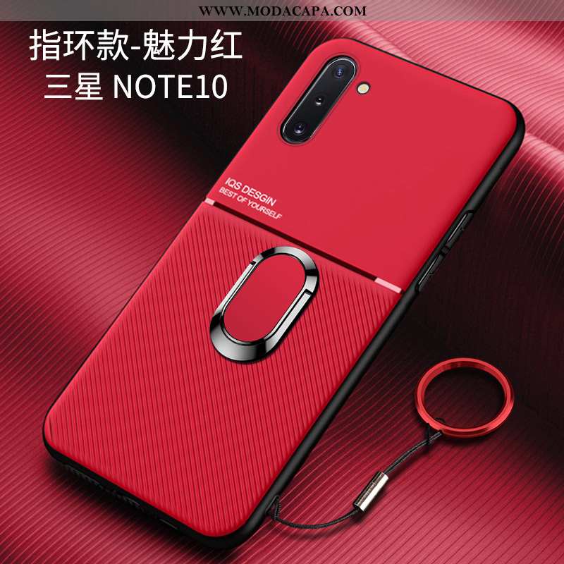Capas Samsung Galaxy Note 10 Soft Vermelho Cases Protetoras Resistente Tendencia Personalizado Barat