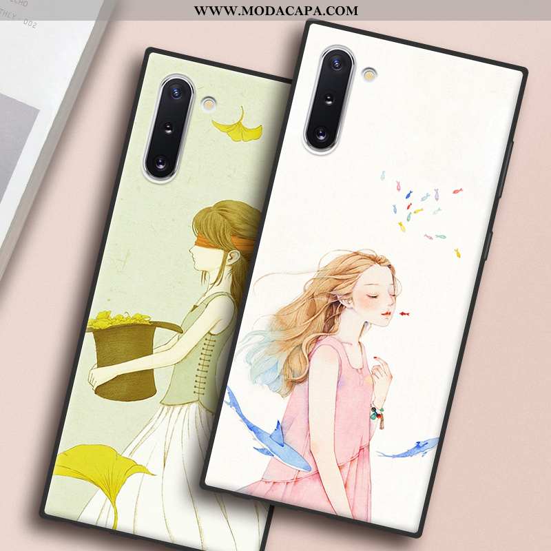 Capa Samsung Galaxy Note 10 Protetoras Novas Pequena Capas Branco Cases Telemóvel Promoção