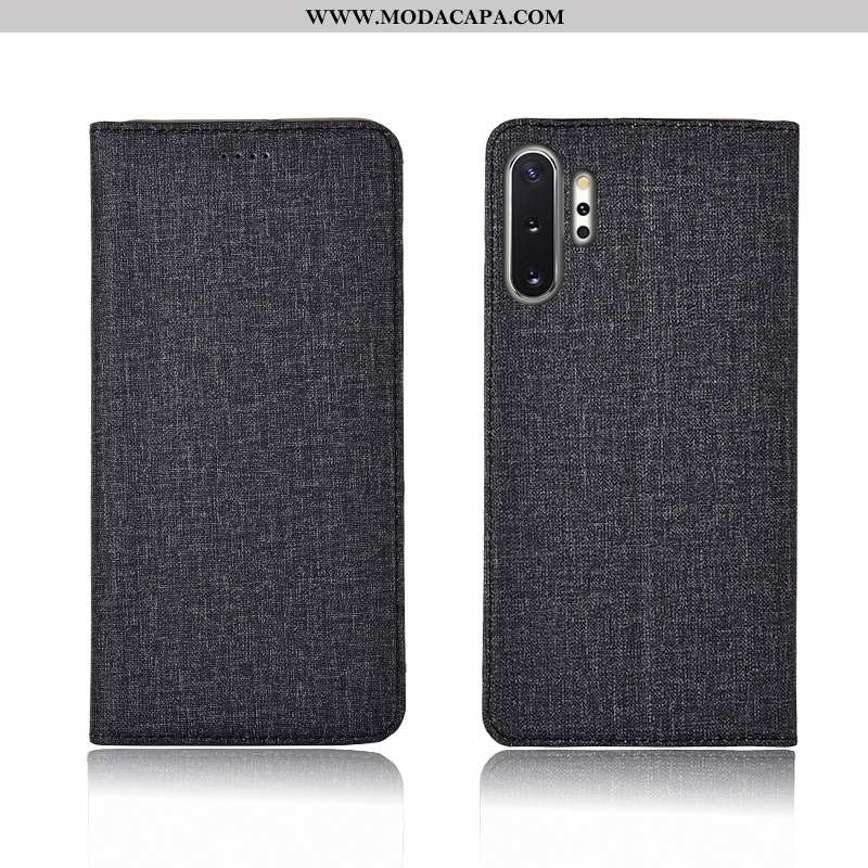 Capas Samsung Galaxy Note 10+ Soft Completa Linho Cover Protetoras Silicone Couro Online