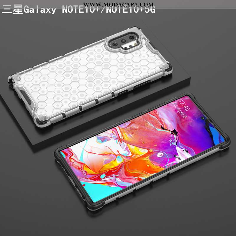 Capa Samsung Galaxy Note 10+ Super Telemóvel Clara Antiqueda Novas Completa Cases Promoção