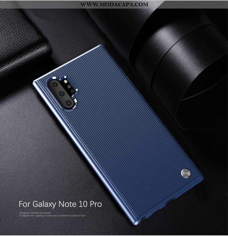 Capas Samsung Galaxy Note 10+ Tendencia Malha Completa Vermelho Listrada De Grau Business Baratos