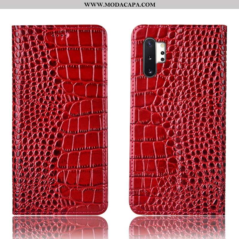 Capas Samsung Galaxy Note 10+ Couro Legitimo Completa Protetoras Cover Telemóvel Cases Online