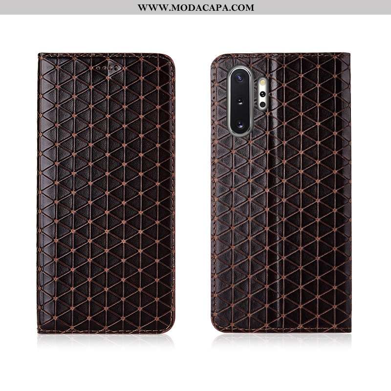 Capas Samsung Galaxy Note 10+ Protetoras Telemóvel Soft Couro Genuíno Silicone Tampa Online