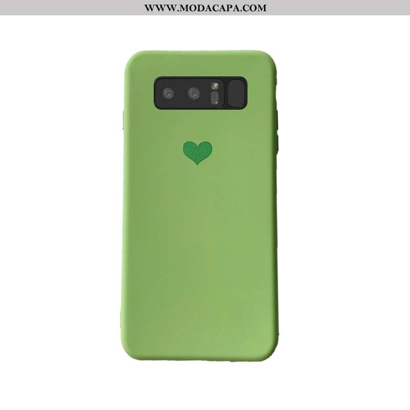 Capas Samsung Galaxy Note 8 Estiloso Protetoras Nova Casaco Verde Personalizado Baratas