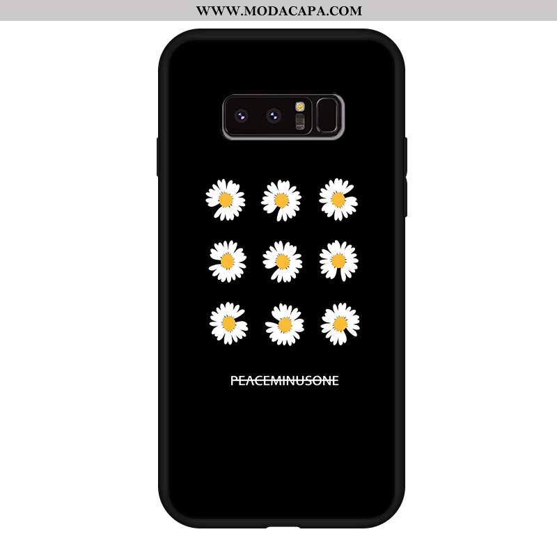 Capa Samsung Galaxy Note 8 Soft Telemóvel Capas Antiqueda Crisântemo Fosco Silicone Baratos