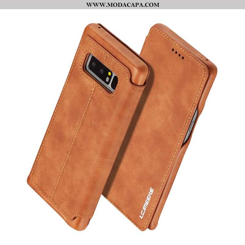 Capas Samsung Galaxy Note 8 Couro Soft Cover Silicone Cases Antiqueda Promoção