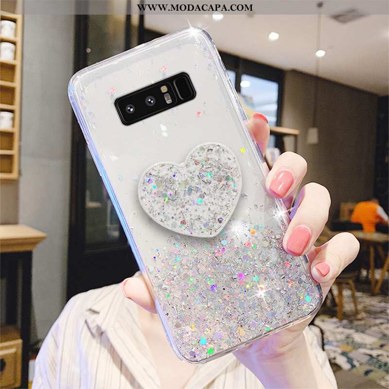 Capas Samsung Galaxy Note 8 Clara Verde Luxo Criativas Telinha Soft Casal Comprar