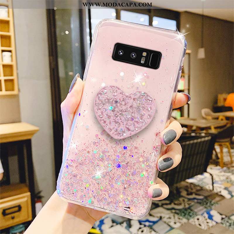 Capas Samsung Galaxy Note 8 Clara Verde Luxo Criativas Telinha Soft Casal Comprar