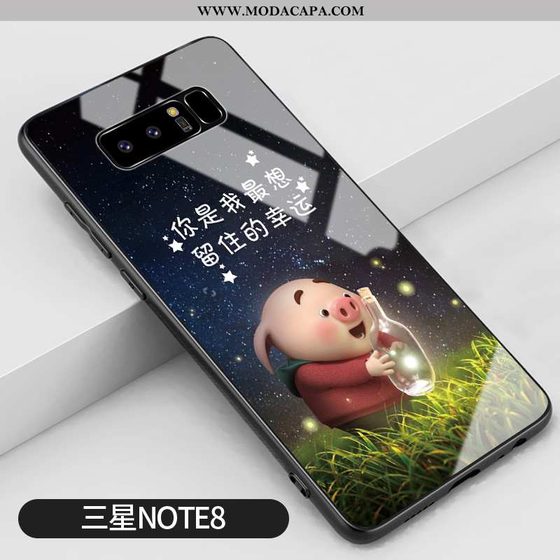 Capas Samsung Galaxy Note 8 Silicone Cases Casal Antiqueda Frente Completa Tendencia Venda