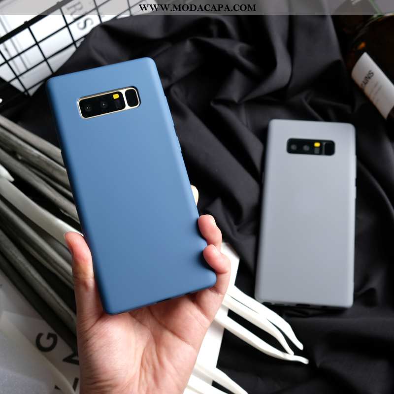 Capas Samsung Galaxy Note 8 Protetoras Cases Antiqueda Telemóvel Azul Completa Baratos