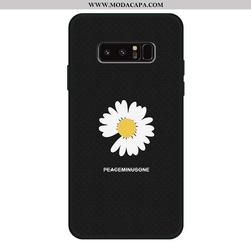 Capa Samsung Galaxy Note 8 Soft Pequena Casal Antiqueda Tendencia Telemóvel Crisântemo Baratos