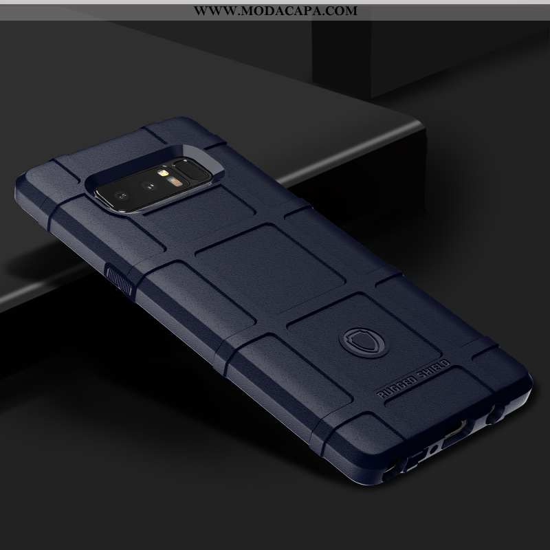 Capa Samsung Galaxy Note 8 Personalizado Telemóvel Acolchoado Fosco Completa Tampa Silicone Venda
