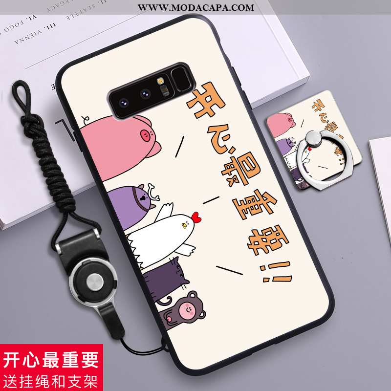 Capas Samsung Galaxy Note 8 Desenho Animado Bonitos Cases Personalizada Telemóvel Criativas Fosco On