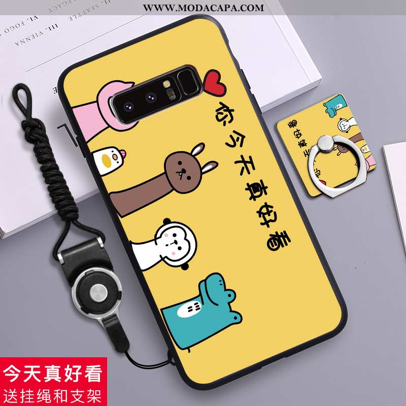 Capas Samsung Galaxy Note 8 Desenho Animado Bonitos Cases Personalizada Telemóvel Criativas Fosco On