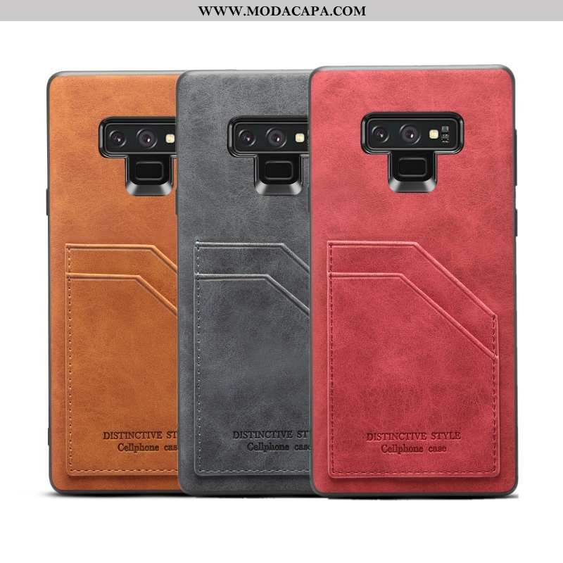 Capa Samsung Galaxy Note 9 Silicone Capas Cases Telemóvel Antiqueda Slim Vermelho Baratos
