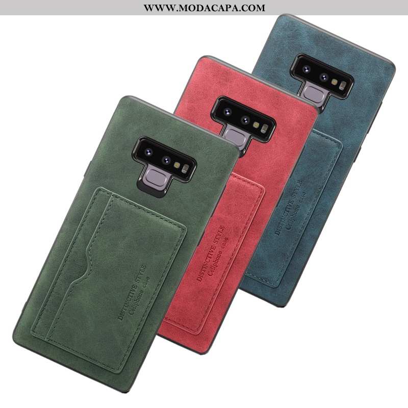 Capa Samsung Galaxy Note 9 Protetoras Suporte Completa Antiqueda Verde Capas Soft Comprar