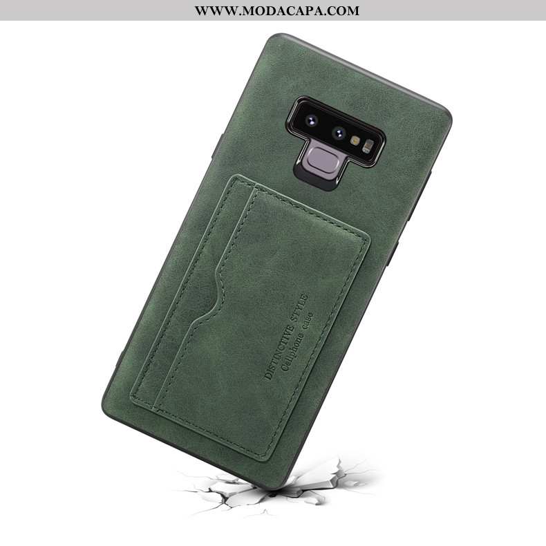 Capa Samsung Galaxy Note 9 Protetoras Suporte Completa Antiqueda Verde Capas Soft Comprar