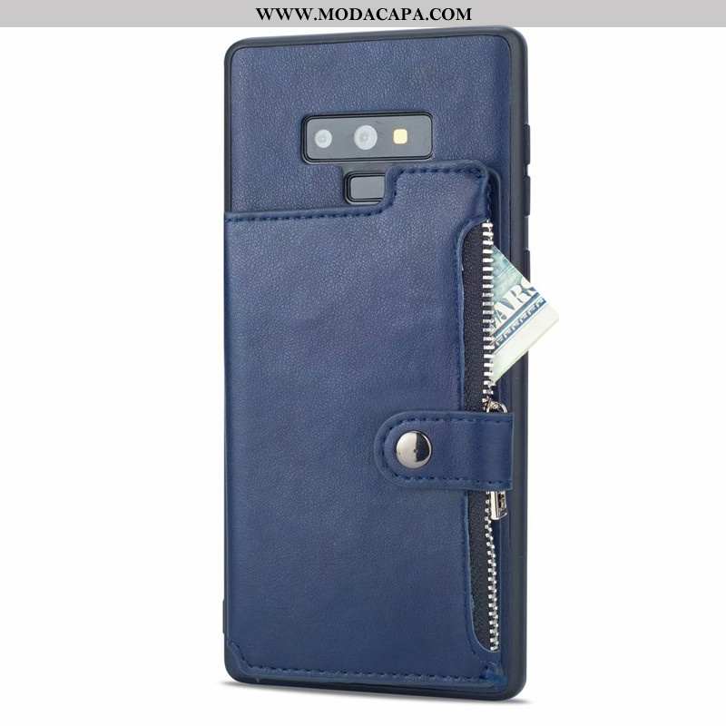 Capas Samsung Galaxy Note 9 Personalizada Telemóvel Couro Marrom Carteira Criativas Online