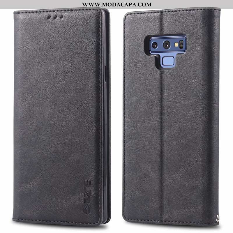 Capa Samsung Galaxy Note 9 Couro Polegadas Silicone Protetoras Cases Antiqueda Cover Venda