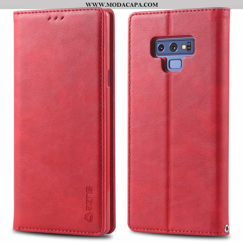 Capa Samsung Galaxy Note 9 Couro Polegadas Silicone Protetoras Cases Antiqueda Cover Venda