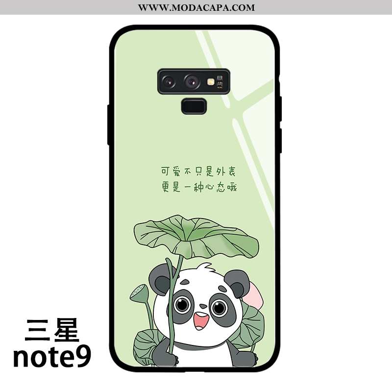 Capa Samsung Galaxy Note 9 Tendencia Telemóvel Vermelho Panda Capas Silicone Resistente Barato