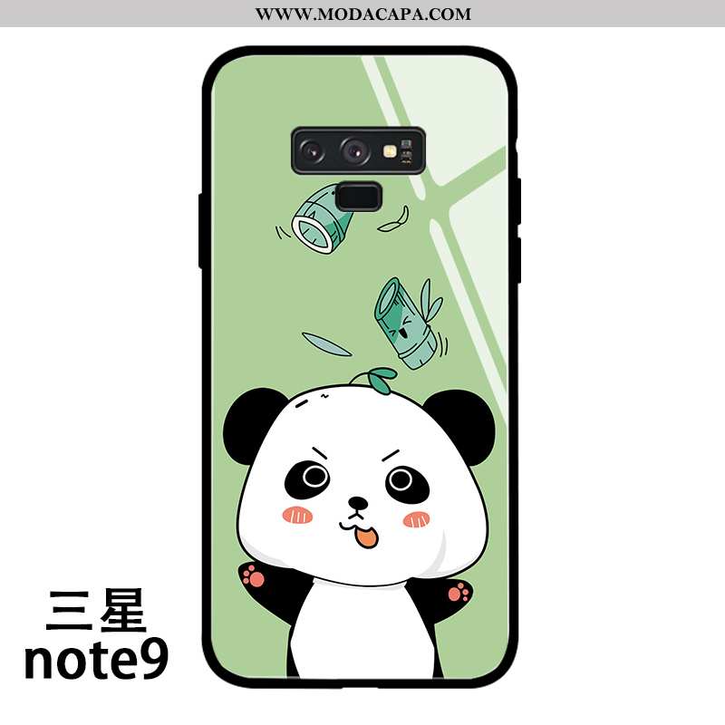 Capa Samsung Galaxy Note 9 Tendencia Telemóvel Vermelho Panda Capas Silicone Resistente Barato