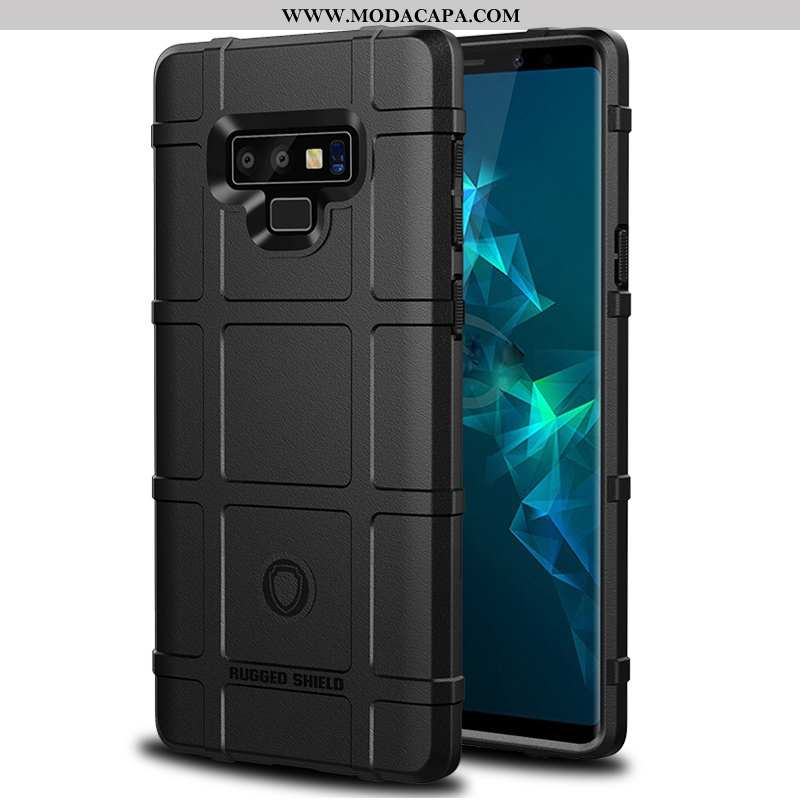 Capas Samsung Galaxy Note 9 Tendencia Preto Telemóvel Fosco Tampa Soft Cases Promoção