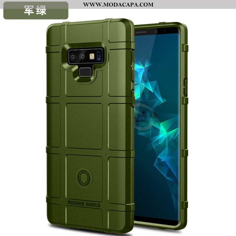 Capas Samsung Galaxy Note 9 Tendencia Preto Telemóvel Fosco Tampa Soft Cases Promoção