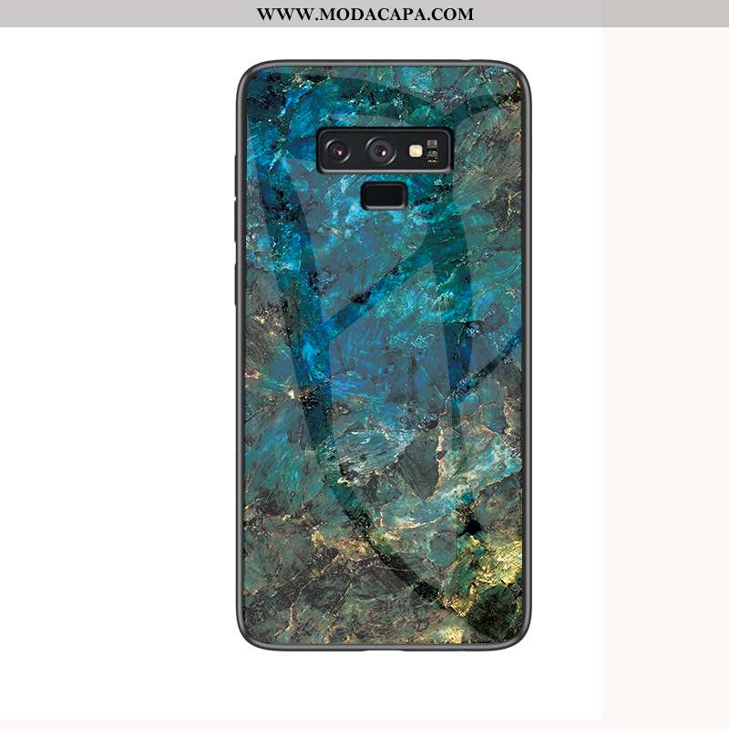 Capa Samsung Galaxy Note 9 Vidro Telemóvel Marmore Tendencia Antiqueda Completa Cases Online